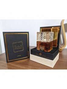 Khamrah Original By Lattafa Unisex EDP 100ml/3.4oz Spray - Long-Lasting Warm Spicy Sweet Gourmand Fragrance With Dates, Cinnamon & Vanilla | Authentic Middle Eastern Luxury Perfume Cologne | Ultimate Anniversary Holiday Gift For Women Men - KHAMRAH ORIGINAL - 查看 4