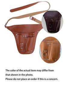 Outdoor Garden Tool Storage Bag, 3 PiecesGardening Hand Tool Set With Wooden Handle Small Shovel, Soil Rake, Weeding , Thickened Puncture-Resistant Gardening Gloves, Florist Tool Belt, Portable Planting Tool Storage Bag, Wear-Resistant Gardening Tool Storage Bag; Multi-Pocket Quick Access Tool Apron, Lightweight Waist Storage Bag; Suitable For Digging, Weeding - Multicolor - View 9