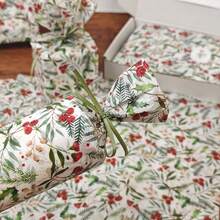 60/30/10 Sheets Christmas Flower And Leaf Pattern Tissue Paper, Christmas Tree, Size 50*35cm, Handmade Wrapping Paper, Easy To Protect Items, Gift Box Filler, Party Decoration - Christmas Style Design, Durable Packaging, Holiday Wrapping, Holiday Decoration - Multicolor - View 5