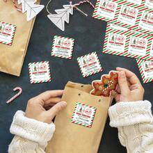 120pcs/20sheets Merry Christmas Gift Tag Stickers, Self-Adhesive Christmas Name Labels For Gift Wrapping & Party Favors, Holiday Gift Labels, Party Supplies & Christmas Decorations - Multicolor - View 6