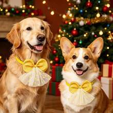 10/20Pcs Princess Pet Bow Tie Collar, Adjustable Cute Bow Neck Accessories For Small Medium Dogs & Cats, Daily Wear Dress Up Decor, Perfect Birthday Valentine Wedding Christmas Party Pet Gift - Multicolor - View 10