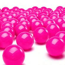 Kit 50 Bolinhas Coloridas Para Piscina Saco de Bolinhas Bolas Sortidas - 50 Bolinhas Rosa - Visão 8