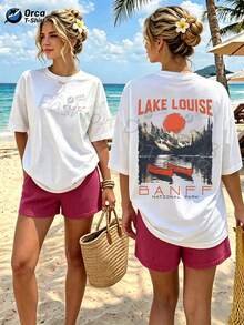 Women T-Shirts - 白色 - 查看 1