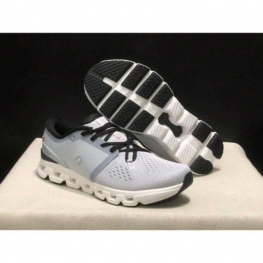 On Running Women Running Shoes - 冰川灰/石灰 - 查看 1