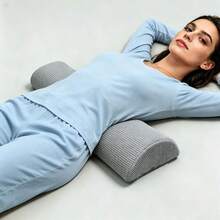 2pcs Ergonomic Waist And Leg Pillow Set, Comfortable Sleep Set, Suitable For Back And Side Sleeping, Natural Curve Fit For Spinal Alignment, Multi-Zone Shaping Cushion, Ideal For Reading, Relaxation And Stable Sleep - 1 Set - View 6