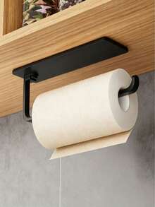 1pc Modern Kitchen Paper Towel Holder - A Wall-Mounted Paper Towel Dispenser Suitable For Under-Cabinet Installation, Saving Space. Made Of Durable Plastic, Suitable For Bathroom Use As Well As Commercial And Home Environments. - Multicolor - View 15