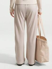 Nike 女款 AS W NSW CHILL KNIT LTWT OH PA 針織長褲 IQ0093-236 - 米色 - 查看 2