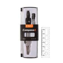 Geometry Compass Set With 6cm Mini Ruler, 2 Pieces Metal Drawing Compass With Replacement Lead Core, Precision Math Compass Tool For Circle Drawing, Geometry, Drafting, Sketching, School Supplies, Engineering And Art Drawing,Back To School,1Pc/2Pcs - Sets - View 10