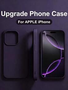 Casing Ponsel yang Ditingkatkan, Kompatibel dengan iPhone 17 Pro Max, 16, 11, 12, 13, 14, 15 Pro Max, Plus, Seri 17 Air, Aksesori Pelindung Belakang Tahan Guncangan - Ungu tua - View 4