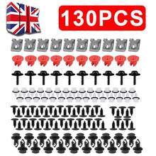 130Pcs Clips Fit  Fiesta Wheel Arch Splash Guard Shield Bumper Wing Lining - A - View 1