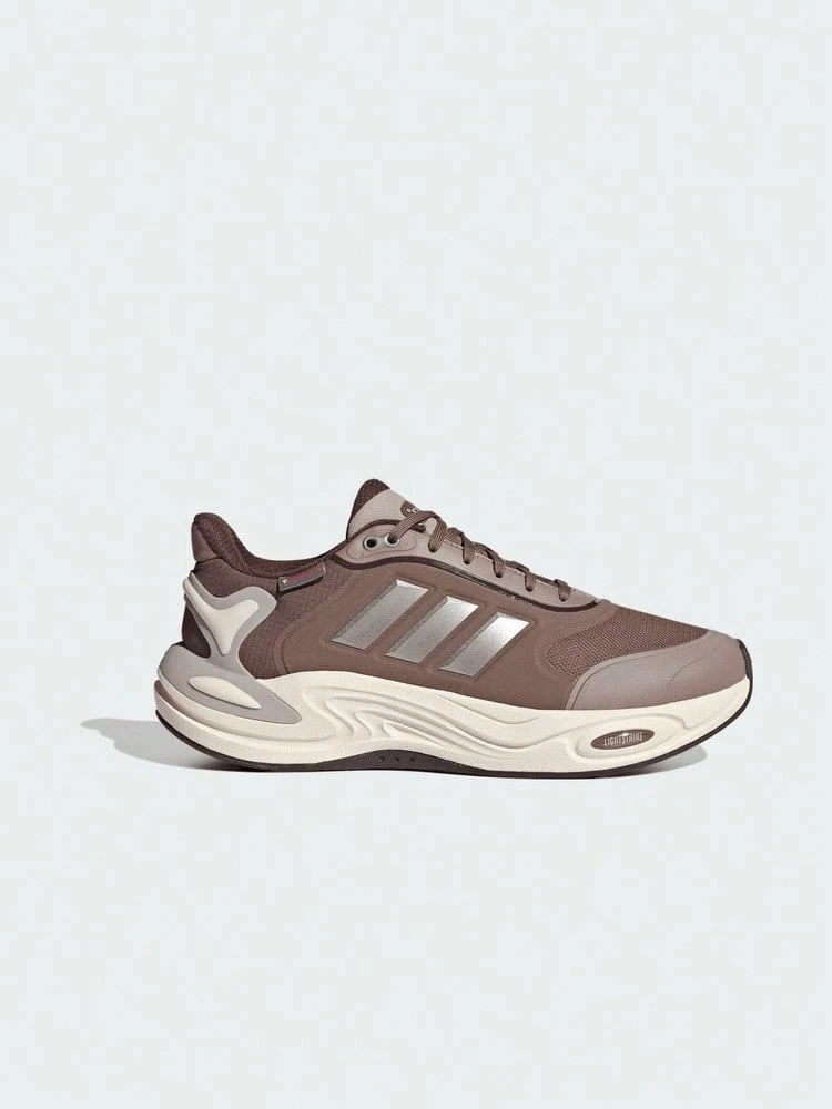 Adidas 女款 CLIMAWARM 低筒跑步鞋 JQ4093 - 棕色 - 查看 1