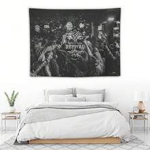 Decorative Tapestry Mason Tapestry Thames Pink Flag Polyester Wall Design Decorative Hanging Flag For Bed Room Yard, Porch, College Dorm Decoration For Best Friens For Fans.Suitable For Room Decoration, - Multicolor - View 4