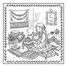 Comfortable Country Life Adult Coloring Book: Quiet Country Courtyard Water Well & Lazy Cats And Dogs Cover, Soft Outline Peaceful Country Garden Interior Pages, Suitable For Inner Peace And Coloring Hobby - XJ-866.Healing Pastoral Casual (A4) - View 8