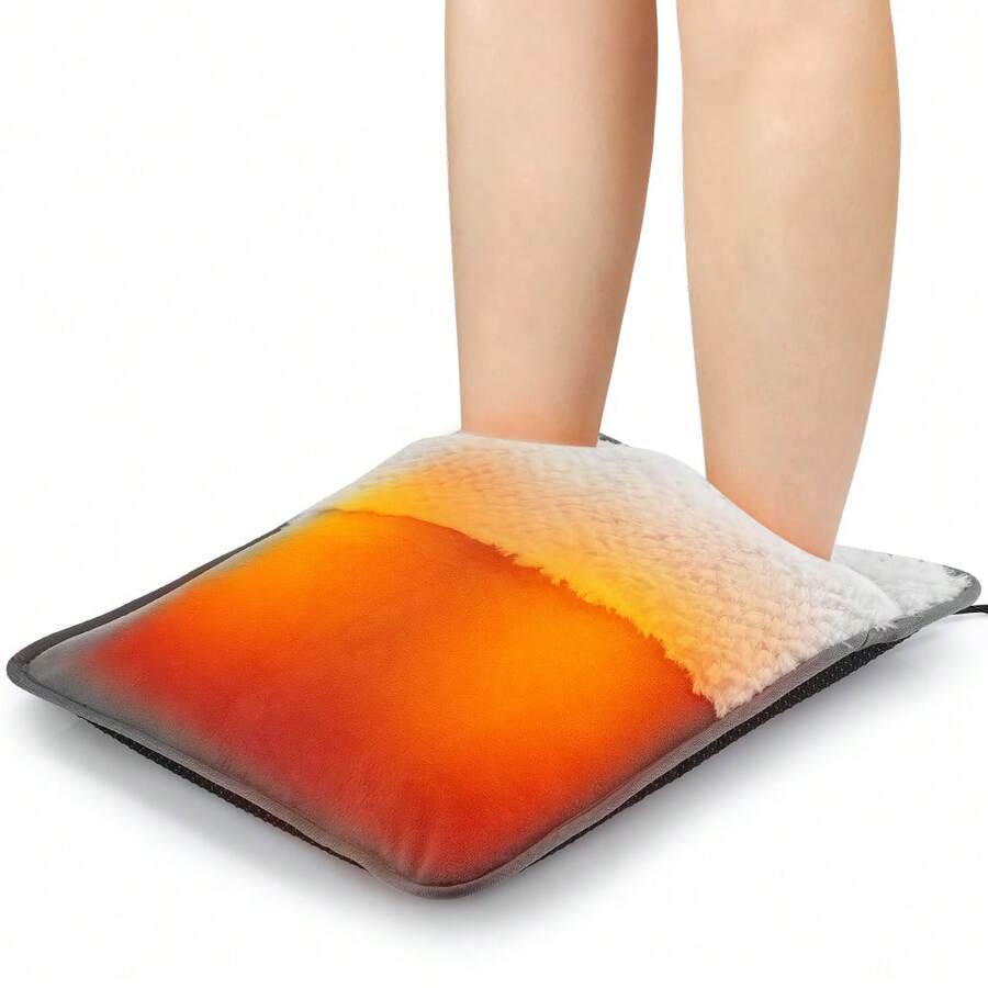 Hailicare Detachable Washable USB Foot Warmer, Constant Temperature 50℃, Heating Pad, Lightweight And Portable, Can Be Used With Plug, Power Bank, Computer, Car, Office And Home Foot Warming Pad, Autumn/Winter Warmth, Suitable As A Gift For Friends And Parents, No Charging Function