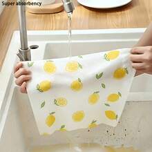Printed Kitchen Paper Towel Cute Cartoon Fruit Pattern Water Absorption Oil Absorption Thickened Durable Household Cleaning Wipe Paper Restaurant Dining Table Paper Home Daily Essential Consumables Toilet Paper - Multicolor - View 6