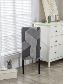 Elastic Chair Cover & Cushion Set, European Style Fabric Stool Cover, One-Piece Dining Chair Pad, Universal Fit, Cross-Border Exclusive - 1PC - View 4