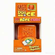 asmodee NeeDoh Mello Mallo Marshmallow Squeeze Figure, Color Changing Gradient Squishy Toy, Soft Marshmallow Style For Desk Decor - Multicolor - View 3