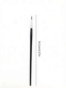 3/1pc Right Angle Eyeliner Brush, Delicate Eyeliner & Eyebrow Brush - For Effortless Beautiful Eye Makeup, Fine Tear Groove Concealer Brush, Small Flat Head Nasolabial Fold Lip Brush, Concealer Pen, Detail Makeup Brush, Beauty Tool - Black - View 7