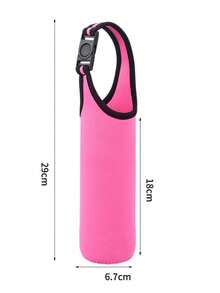 Multifunctional Cup Holder To Absorb Shocks And Keep Temperature Steady Washable Elastic With Shoulder Strap For Outdoor Enthusiasts Lightweight Insulated Cup Sleeve Perfect For Hands Free Hydration During Daily Commute Travel Essential Gym - Multicolor - View 11