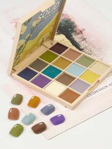 Set Kutek Gel Padat MAOMIA 16 Warna – Gel Tekstur Krim untuk Seni Kuku dan Pengeringan UV/LED untuk Desain Seni Kuku DIY - MultiWarna - View 7