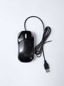 Car-Shaped Wired Optical Mouse With LED Headlight Lighting, USB Plug And Play Driver-Free, Ergonomic Colorful Mini Desktop Mouse For Laptop, Desktop Computer, Office And Study - View 9