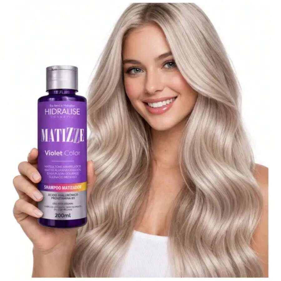 Shampoo Matizze Desamarelador Color Violet 200ml HIDRALISE