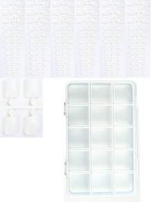 150pcs White Soft Gel Toe Nail Extensions, 15 Sizes, Full Cover Gel Acrylic Nail Salon Supplies Nails - White - View 5