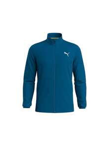 Puma [حزمة] بنطال رياضي رجالي Fundamentals Evostripe أسود + جاكيت رجالية SUEDE Run Favorite بسحاب كامل أزرق - بلاك + أوشن تروبيك - مشاهدة 3