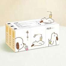 8/16/32/72/144pcs, 8pcs/Pack Cute Cartoon Puppy Print Pocket Tissues, Portable Mini Facial Tissues, Disposable Handkerchiefs, Suitable For Party Gifts And Daily Use - Multicolor - View 6
