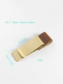 1pc Metal Faux Leather Pen Sleeve, Pencil Holder Vintage Diary Notebook Loose-Leaf Notebook Pen Holder Office Supplies Metal Pen Sleeve Pen Clip Suitable For Notebooks Diaries School Office Accessories Back To School Supplies - Single Piece - View 9