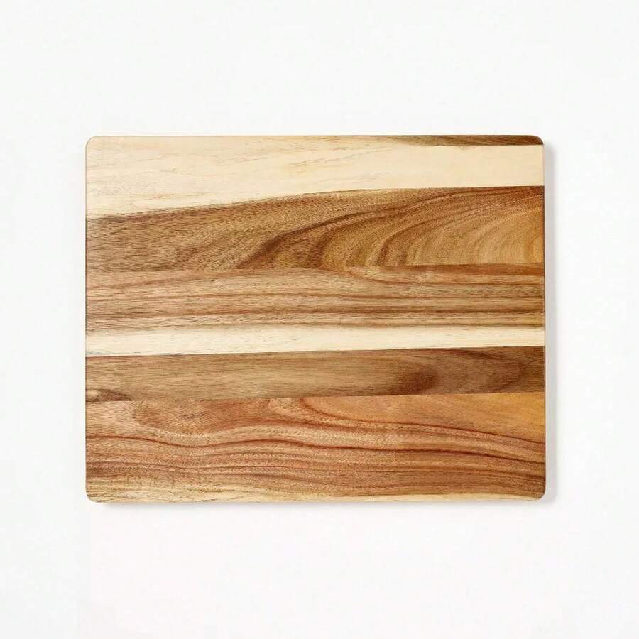 12"X15" Nonslip Acacia Wood Cutting Board Natural - Figmint™ - View 1