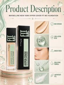 Maybelline Base de Maquillaje Personalizada Versión Impecable 102, Tamaño Completo 30ml, Muestra 18ml, Textura Ligera y Adherente, Alta Cobertura, Larga Duración, Resistente a la Opacidad - Base de maquillaje personalizada impecable 102 - Ver 9