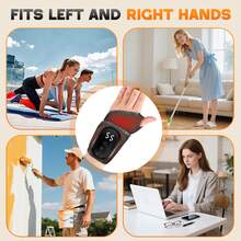USB Rechargeable Hand Massager, Heating Massager, LCD Display, Large Capacity Battery - 1800mAh, Portable, Vibration And Heating Massage Functions. Suitable For Home Use. - View 8