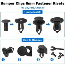 130Pcs Clips Fit  Fiesta Wheel Arch Splash Guard Shield Bumper Wing Lining - A - View 11