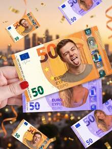 1/50/100/200/300/400 Sheets, Customized 100 Euro Banknotes, For Back To School Promotion, Back To School Promotion Funds, Fake Money/Your Face Banknotes, Campus Queen, Vote For Me, Toy Money, Personalized Euro, Bachelor Party - Multicolor 2 - View 10