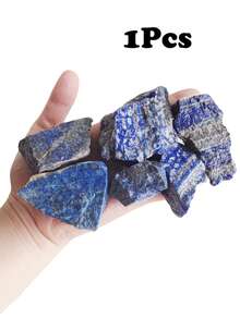 QYDCX Natural Lapis Lazuli Raw Stone, Asymmetrical Blue Rough Healing Crystal, Suitable For Aromatherapy Diffuser, DIY Jewelry, Home Decor And Meditation - Blue - View 9