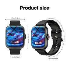 Reloj inteligente, Llamada/Marcación inalámbrica, Múltiples modos deportivos, Recordatorio y rechazo de llamadas, Notificación de SMS, Fondo de pantalla personalizable, Compatible con iPhone/Android - Multicolor - Ver 3