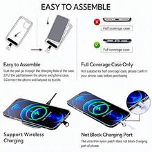 1件通用手機掛繩腕帶，360°可旋轉，斜跨式，附可調節自鎖扣，耐用堅固 - 彩色 - 查看 5