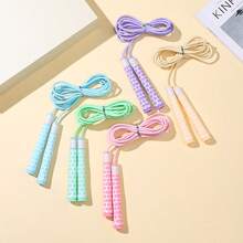 1pc PVC Speed Anti-Slip Jump Rope Fitness Sports Professional Rope Middle School Students Sports Equipment - Multicolor - View 1