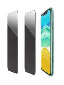 ZYSHI Privacy Anti-Spy Tempered Glass Screen Protector 2pcs Tempered Glass Privacy Screen Protector Anti-Spy Anti-Fingerprint Waterproof Shockproof Compatible With IPhone 16/16 Pro/15/15 Pro Max/13/14 Pro Max17/8plus/11/12/Xr/X/XS/17/17 Air/17 Pro/17 Pro Max/17e Spring Easter Gift - Black - View 5