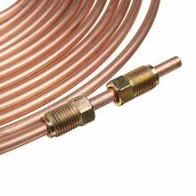 25ft Copper Nickel Brake Pipe Hose Line Tube Roll 3/16'' Fittings Tubing Kit UK - A - View 6
