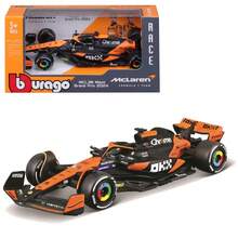 Burago Escala 1/43 Fórmula 1 McLaren F1 MCL38 Colección Gran Premio de Miami - #81 Oscar Piastri - MCL38 #81 - Ver 2