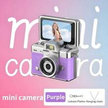 1080P HD 1.47 Inch Large Screen Mini Digital Camera, Portable Pocket Camera, 4 Filter Modes, Auto Exposure, 64GB Storage, 4x Zoom, 200mAh Battery - Multicolor - View 15