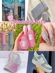 5 Boxes 120-Grid Resin Rhinestone Set, 3D Shiny Colorful Crystal Sequins With Rhinestone Tray, Tweezers, Spoon, Suitable For DIY Nail Art, Tumbler, Shoes, Clothing, Resin Crafts Decoration - Multicolor - View 6