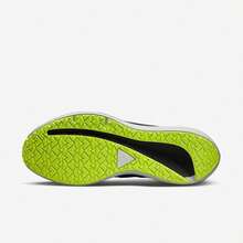 Nike Air Winflo 9 Men's Casual Training Running Shoes, Breathable Mesh Fabric, Cushioned Low-Top - Black/White/Fluorescent Yellow - View 8