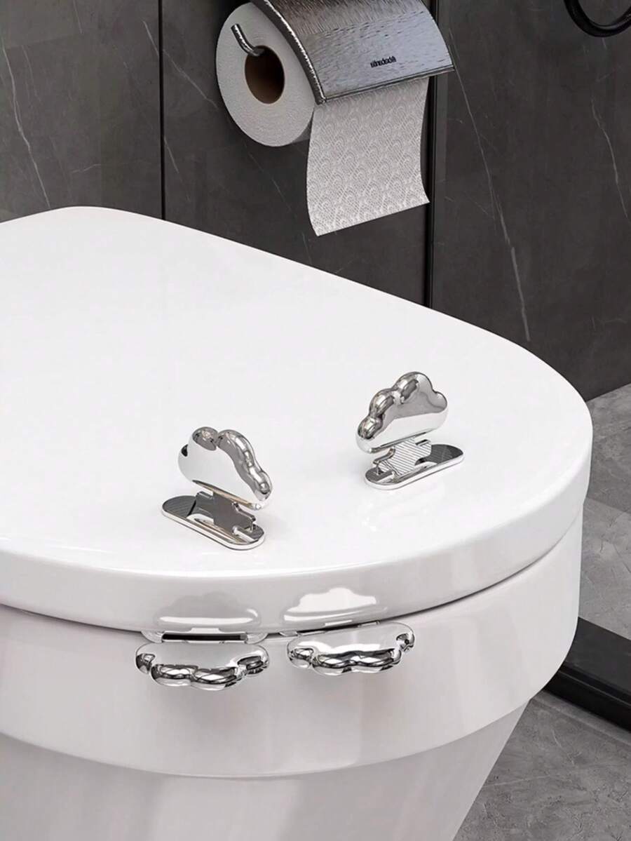 1/2/4/6pcs Hands-Free Toilet Seat Lifter, Bathroom Toilet Seat Handle, Convenient Non-Contact Handle, Easy To Lift And Lower, Improves Hygiene Habits, Suitable For Home Use, Enhances Bathroom Cleanliness And Comfort - Multiple Styles - View 1