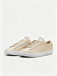 Nike Tennis Classic 時尚百搭 耐磨 低筒 板鞋 男女同款 米色 - 米色/白色 - 查看 1