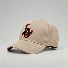 1 Pc Unisex LA-Embroidered Fashion Baseball Cap With An Adjustable Design, Perfect For Outdoor Activities, Travel, And Running - Multicolor - View 4
