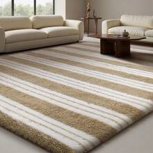 Brown and White Striped