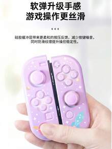 適用於 Switch OLED 控制器矽膠墊，按鈕防滑防塵軟橡膠墊，多色配件 - 查看 7